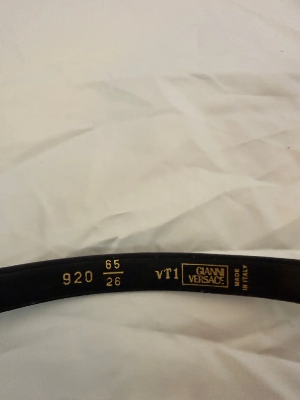 Versace Black Leather Medusa Belt with Silver Medallions